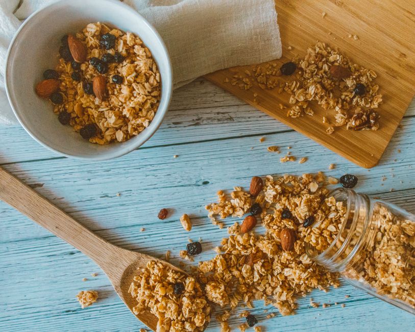 Domácí granola se sušeným ovocem